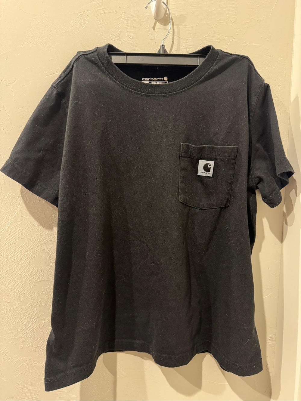 Carhartt Boy’s Black Pocket T-Shirt